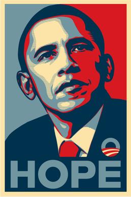 Shepard Fairey "Hope"