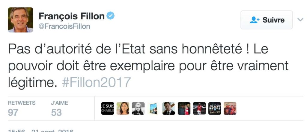 FRANCOIS FILLON PÉNÉLOPE FILLON