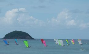 Yoles Rondes UFR Chanflor Améliore à Trinité