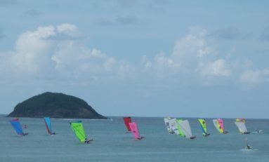 Yoles Rondes UFR Chanflor Améliore à Trinité