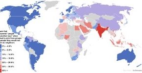 Map Monde du racisme: La France sur le podium