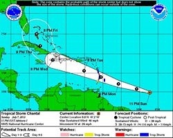 La #Martinique et la #Guadeloupe tardivement en alerte tempête ...