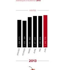 Bondamanjak : Audience Janvier-Juin 2013