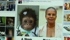 Christiane #Taubira comparée à un singe par une candidate de Front national