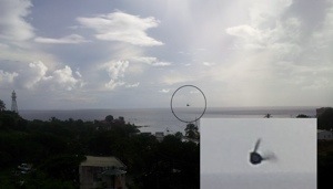 Un OVNI dans le ciel de la #Martinique ?