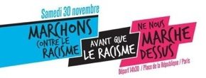 "Marchons contre le #RACISME avant que le RACISME nous marche dessus"