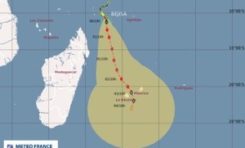 La tempête tropicale #Béjisa à 1105 km de l'île de la Réunion