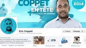 #Municipales 2014 en #Martinique : Éric #Coppet fait de la pub sur #Facebook
