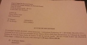 Alfred Marie-Jeanne convoqué par le juge d'instruction du Tribunal de Grande Instance de Fort-de-France en #Martinique