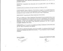 Catherine #Conconne condamnée à payer 328 324, 92 € à la société #PERRINON INVEST