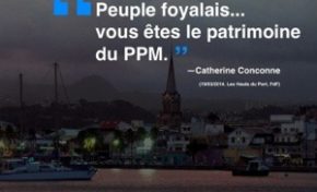 "Peuple foyalais...vous êtes le patrimoine du PPM"