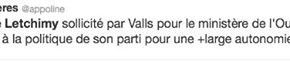 Ministère des Outremers : Serge #Letchimy n'a pas refusé