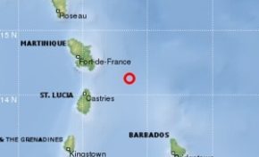 La terre a tremblé en #Martinique (mercredi 9 avril 2014)