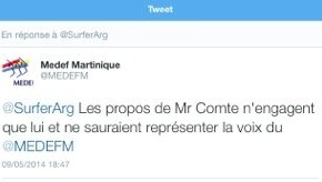 LE #MEDEF #Martinique solde de tout #Comte Cyril