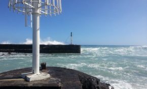 La houle à Saint-Gilles à l'île de La Réunion