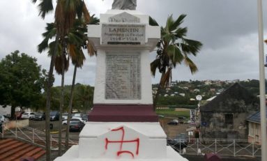 Un monument aux morts vandalisé au #Lamentin en #Martinique