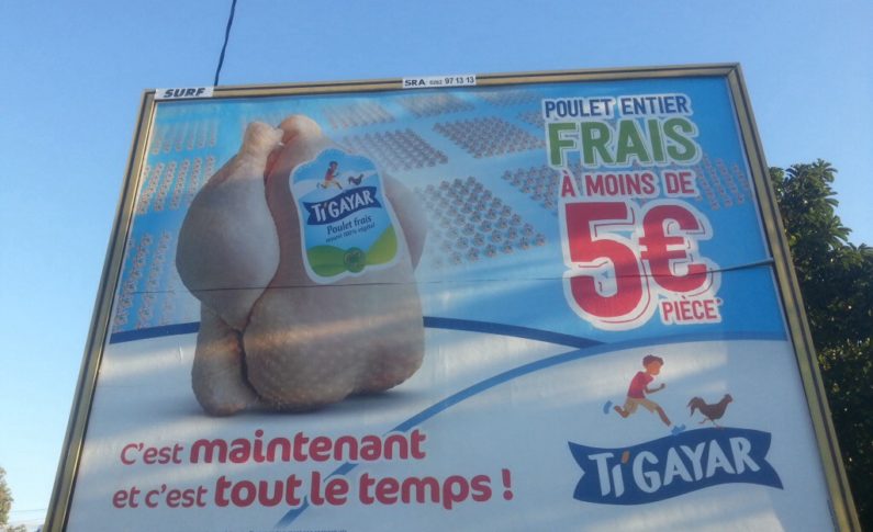 Un poulet entier frais à moins de 5 € pièce c'est possible dans les DOM mais... uniquement à l'île de La Réunion
