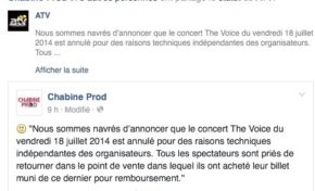 Concert The #VOICE en #Martinique...une annulation qui laisse sans VOIX