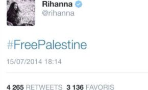 #freepalestine by #rihanna