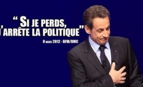 "Si je perds j'arrête la politique"
