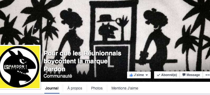Pour que les réunionnais boycottent la marque #PARDON