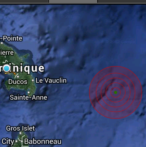 La terre a tremblé en #Martinique