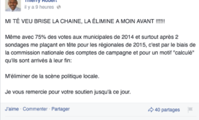 Thierry Robert...favori des sondages...il est inéligible