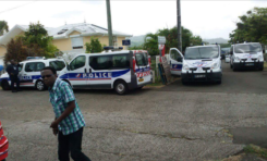 Live : intervention des forces de #police à la #fourrière en #Martinique