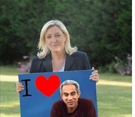 Marine Le Pen aime gilles dégras