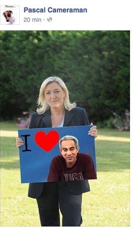 Marine Le Pen aime gilles dégras