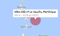 La terre a tremblé en Martinique