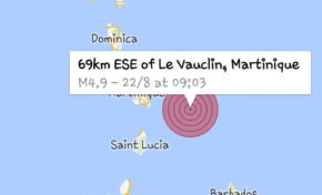 La terre a tremblé en Martinique