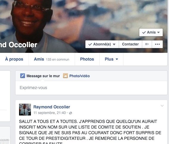 Chantal Maignan...Raymond Occolier...avait ça à te dire...