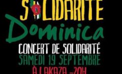 Concert Solidarité Dominica en Guadeloupe