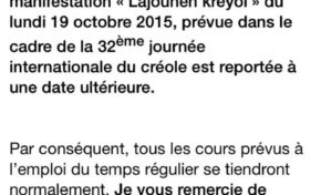 L'association Tous Créoles s'enrhume à 24 heures d'une énième arnaque intellectuelle