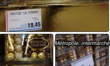 Cho cacao...cho cho cho chocolat si Hyper U pa ni vaseline bonda nou tout ké Ferrero...