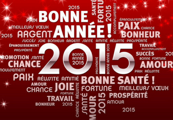 Avec un peu de retard...Bonne année 2015