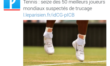 Scandale dans l'univers du tennis : Le Parisien a une petite idée derrière la tête