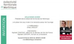 "L'indéfendable" de Alex Ursulet à la Bibliothèque Schoelcher