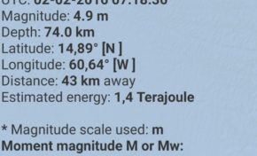 Tremblement de terre en Martinique