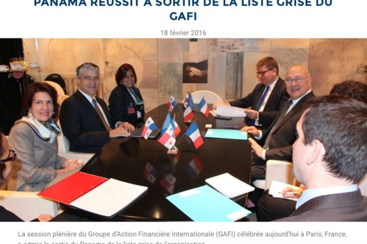 18 Février. 2016. Paris signe la réhabilitation du Panama.