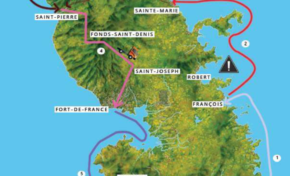 Les étapes du Tour de la Martinique des Yoles rondes 2016