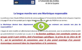 ENSEMBLE POUR UNE MARTINIQUE NOUVELLE EN PLEINE AMNÉSIE POST-ELECTORALE S’OPPOSE A LA PROPOSITION DES REPUBLICAINS DE SUPPRESSION DES 40%