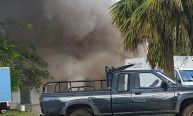 Incendie à Datex en Martinique