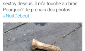 #NuitDebout : faute de matraque. ..ma trique