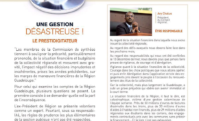 Quelle est la situation financière réelle de la Région  Guadeloupe ?