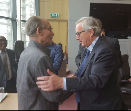 Allocution d'Alfred MarieJeanne à la Commission européenne Bondamanjak