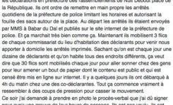 Nuit debout ? la police est chez toi...