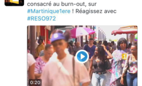 Télé Martinique Première met le burn-out à la une et c'est David Sévétian qui va être content