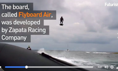 Wow ! il vole en flyboard (vidéo)
